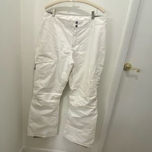 Columbia Bugaboo White Snow Pants Size XL